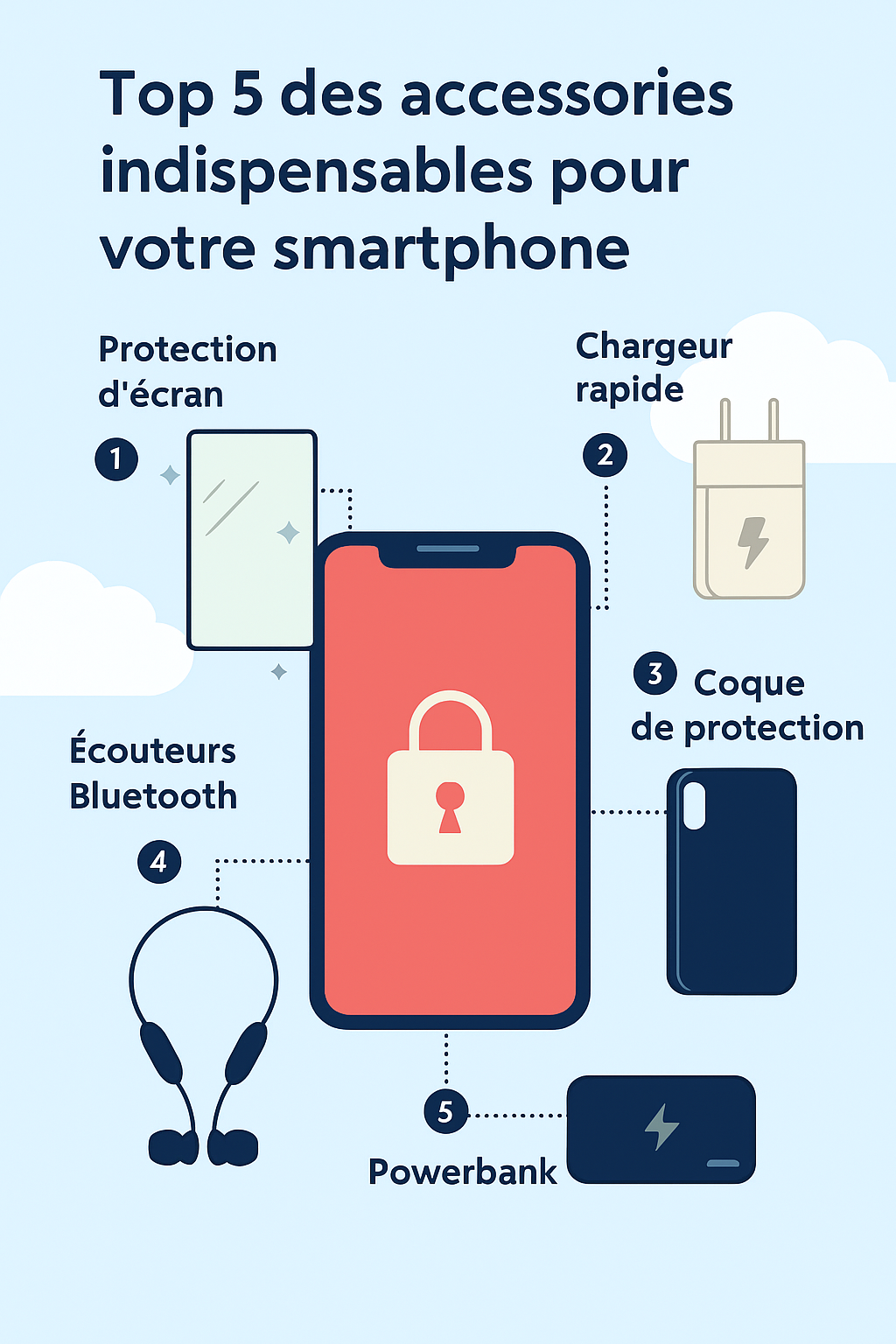 🧰 Top 5 des accessoires indispensables pour votre smartphone
