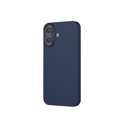 Coque silicone MagSafe iPhone 16 - Bleu