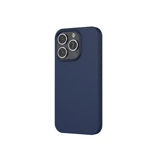 Coque silicone MagSafe iPhone 16 Pro - Bleu
