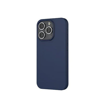 Coque silicone MagSafe iPhone 16 Pro - Bleu