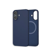 Coque silicone MagSafe iPhone 16 - Bleu
