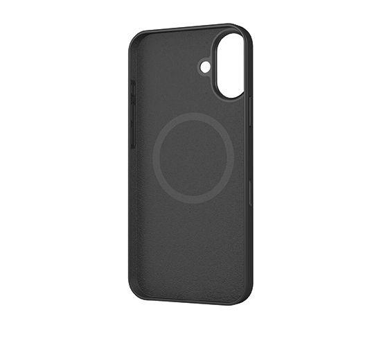 Coque silicone MagSafe iPhone 16 Plus - Noir